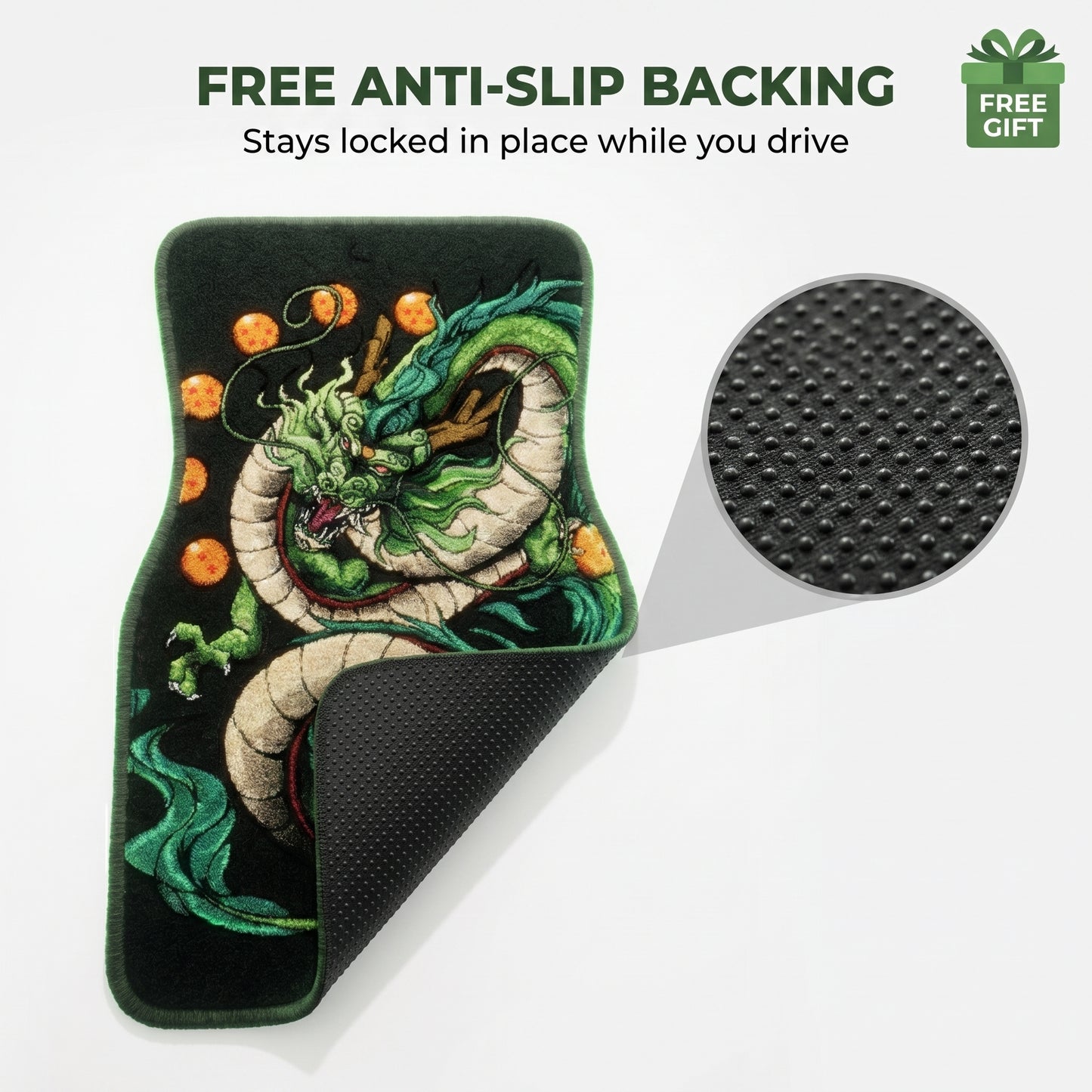 FREE ANTI-SLIP BACKING