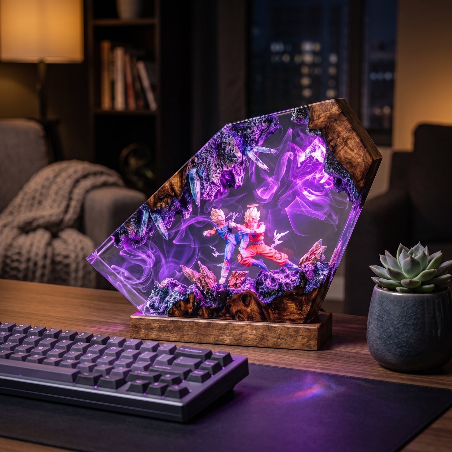 Deko resin Lamps